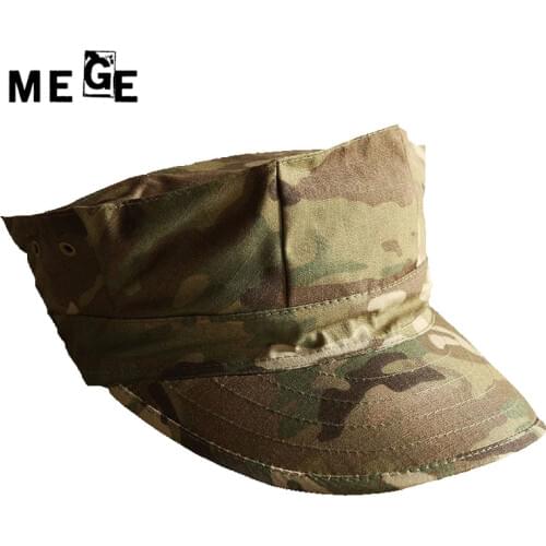 MEGE Brand Army Fans Military Men Hat Rip Stop Combat Outdoor Fishing Cap Tactical Camouflage Octagonal Hunting Cap