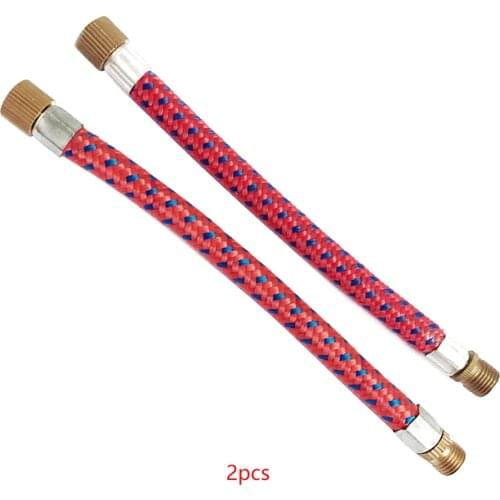 2pcs Tire Pump Extension Hose Football Air Bed Basketball Inflator Air Hose Bicycle Inflating Tools For XiaoMi Scooter