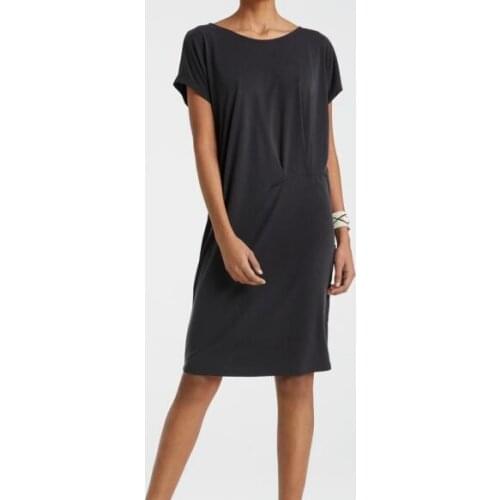 New Women Dress Solid Color Summer Ice Cold Touch Feeling Female Dresses Good Quality Big Size