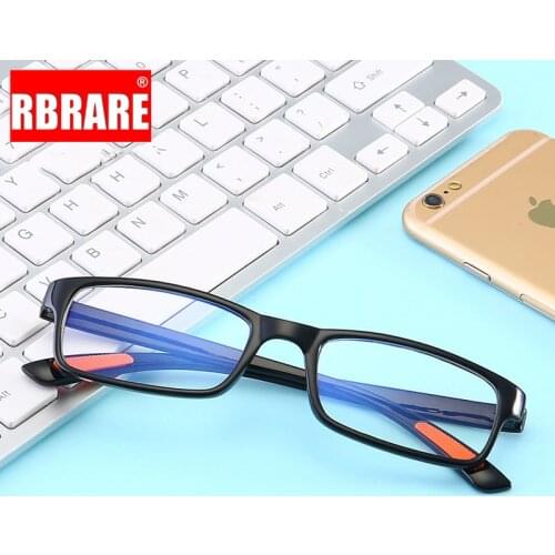 RBRARE New Anti-blue Light Reading Glasses Blue Film Reading Magnifier Ultralight Old Hyperopia Reading Glasses Gafas Para Leer