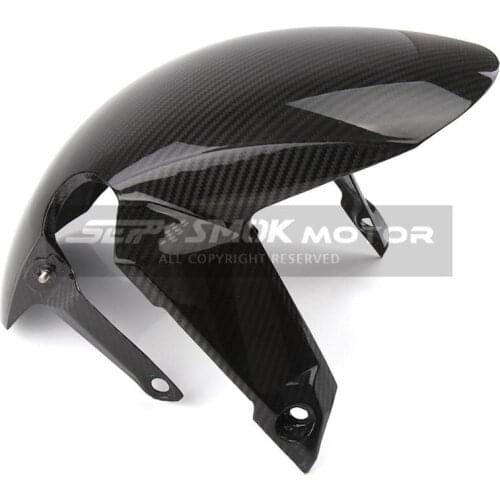 Real Carbon Fiber Front Fender Cover Back CBR 650R/CB650R Mudguard Splash Guard Protector for Honda CBR650R CB650R CBR 650R 2019