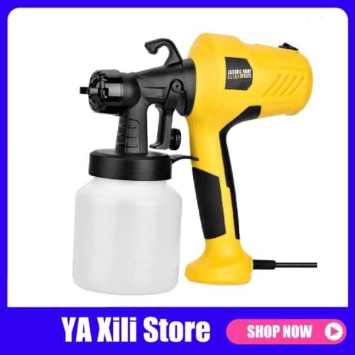 Spray Gun, 400W High Power Home Electric Paint Sprayer, Easy Spraying and Clean Perfect for Home Use Beginner 1PCS
