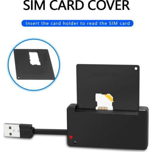USB Smart Card Reader Memory IC ID Bank Card EMV Electronic DNIE SIM Cloner Connector Adapter for PC Computer