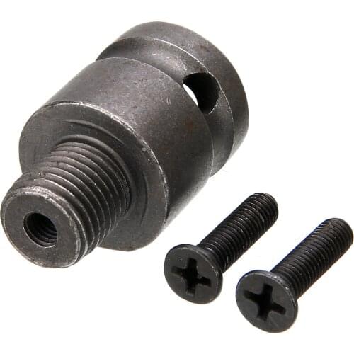 1Pc High Strength Drill Chuck Adapter Grey 1/2'' Drill Chuck Adaptor Durable For Impact Wrench Conversion 1/2-20UNF Mayitr