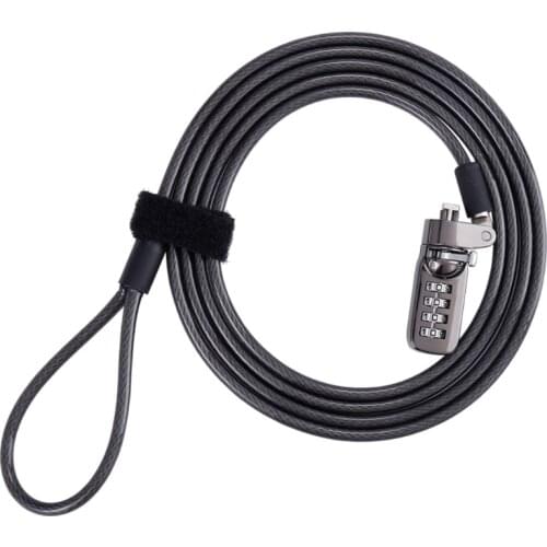 Kensington Password Cable Lock for Monitor Digital Equipment Anti-Theft Lock Computer PC Laptop Protective Locker