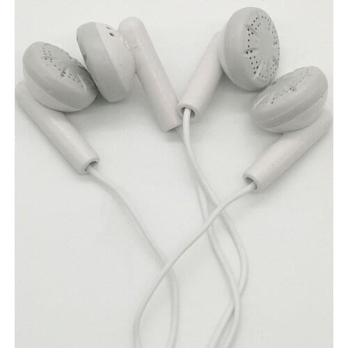 1000PCS Company Gift Mini Portable Earphone MP3 Player Earphone Cheap for Music Player Tablet Mobile Phone With OPP Bag