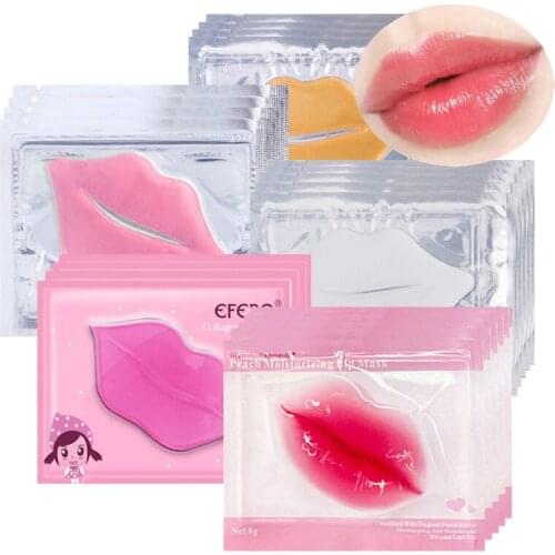 12PCS Lips Mask Cherry Hydrating Moisturizing Nourishing Lip Patches Remove Lines Anti Cracked Lip Care Repair Lip Mask Pad