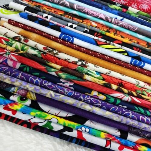 50cm X 30cm Multi Charming Designs For Selection Christmas Flower Halloween Eyes Printed Cotton Fabric DIY Patchwork