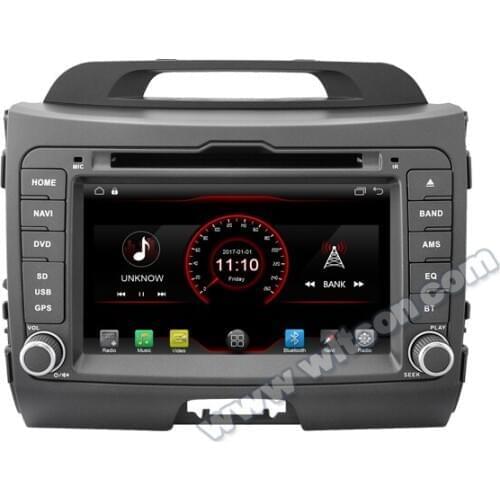 7" Android 9.0 Pie OS Car DVD Multimedia GPS Radio for Kia Sportage (SL) 2010-2016 & Kia Sportage R 2010-2016 with Built-in DSP
