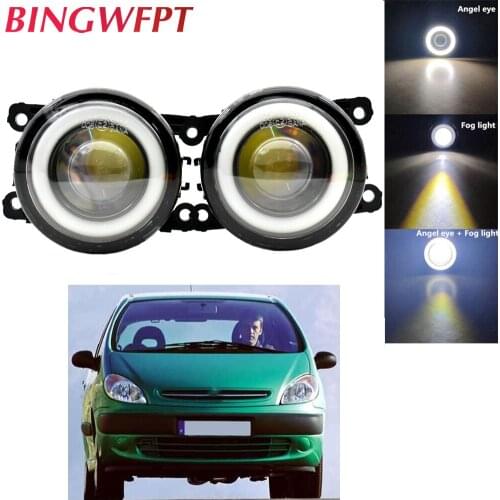 Car LED Fog light Angel Eye For Citroen XSARA PICASSO N68 1999-2010 For Citroen Jumpy Box 2010 2011 2012 2013 2014 2015