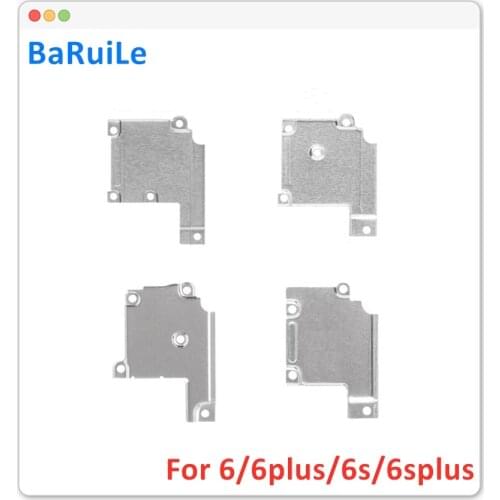 BaRuiLe 100pcs LCD Cover Plate For iPhone 6 6S Plus Front Camera Lcd Touch Screen Metal Holder Bracket Small Part