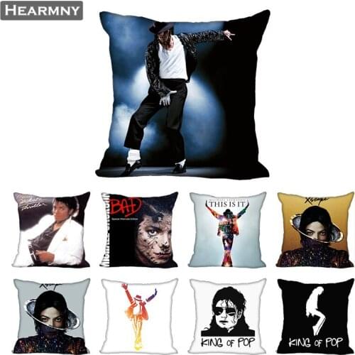 Michael Jackson Pillow Case For Home Decorative Pillows Cover Invisible Zippered Throw PillowCases 40X40,45X45cm