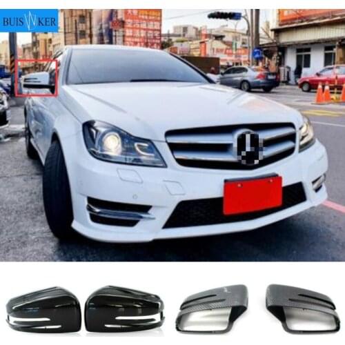Car Wing Mirror Rearview Black Case Cover Housing L/R For Mercedes-Benz C-Class W176 W246 W204 W212 W221 CLS X156 C117