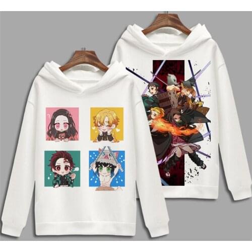 Demon Slayer Cosplay Hoodie Kimetsu no Yaiba Kamado Tanjirou Print Fleece Sweatshirt Hoodies Pullover Top Clothes Costume Hoody