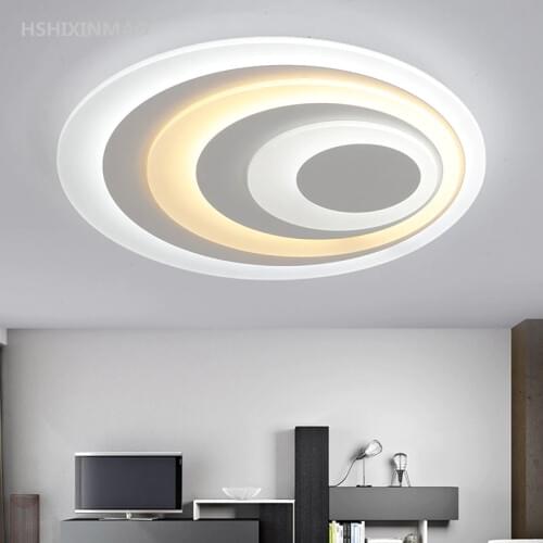 Eccentric Circle Acrylic LED Ceiling Lights Modern Round Living Room Bedroom Bedroom Dining Room Balcony Passage Ceiling lamps