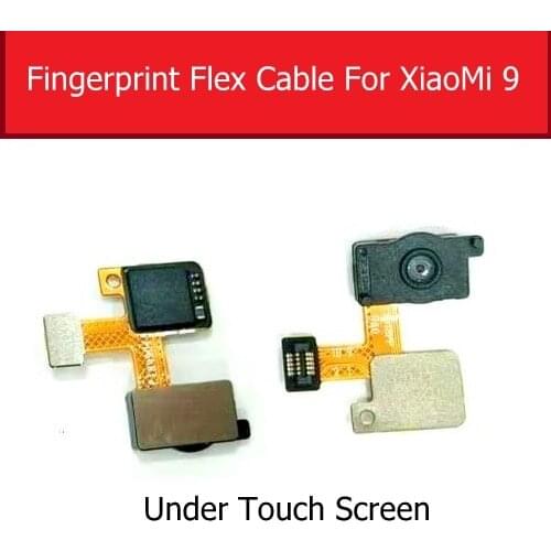 FingerPrint Sensor Connector Flex Cable For Xiaomi Mi 9 Mi9 M1902F1G Under-screen Fingerprint Reader Flex Ribbon Replacement