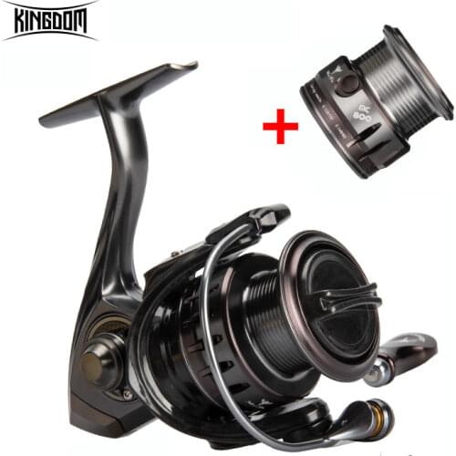 KINGDOM MICRO FLY MC Ultra-light Spinning Fishing Reel 800 1000 2000 3000 Shallow Spool Long Casting Sea Fishing Pike Bass Wheel