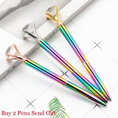 Hot Selling Brand School Student Metal Gradient Ballpoint Pen Office Business Men Signature Writing Pen Buy 2 Send Gift