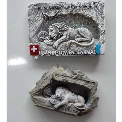 Lucerne Dying Lion of Lucerne Monument Landmark Wounded Lion Injury Refrigerator Switzerland Magnets Stickers Home Decoration