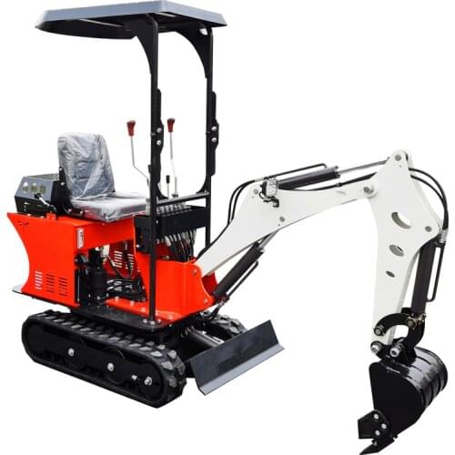 0.8 Ton MIni Excavator With Canopy And 0.025cbm Digging Bucket,8.2 kw Power For Farm Garden