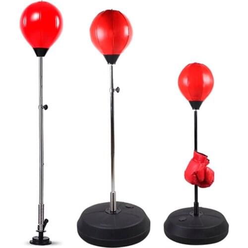 Vertical Boxing Ball Speed Punch Ball Sandbag Bag Sports Goods Children Adult Fitness Boxing Reflex ball Gym Home Training