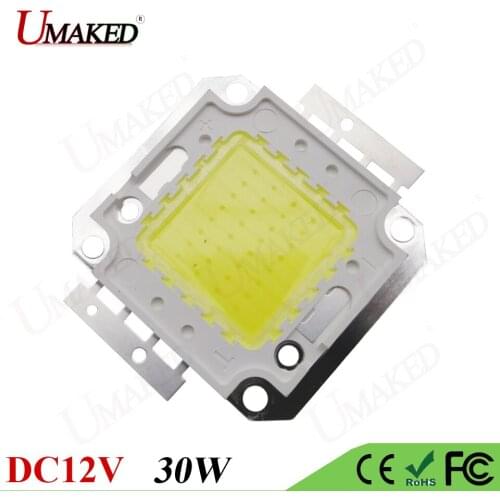 New LED Bulb 30W High Power Epistar Chips COB Warm/Natural/Cool White DC 12V input no need driver light Blub Lamp Lights ball