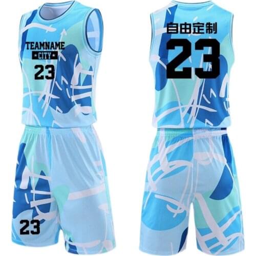 New Reversible Basketball Jersey Set Mens Boys Blank Basketball Tracksuits Breathable Adult Team Sports Kits Basketball Uniform