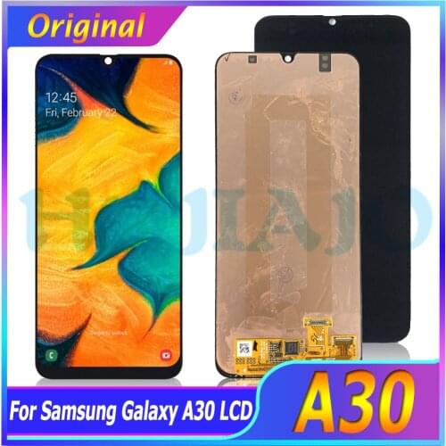 Original LCD For Samsung Galaxy A30 A305/DS A305F A305FD A305A LCD With Frame 6.4 Inch Touch Screen 100% Original