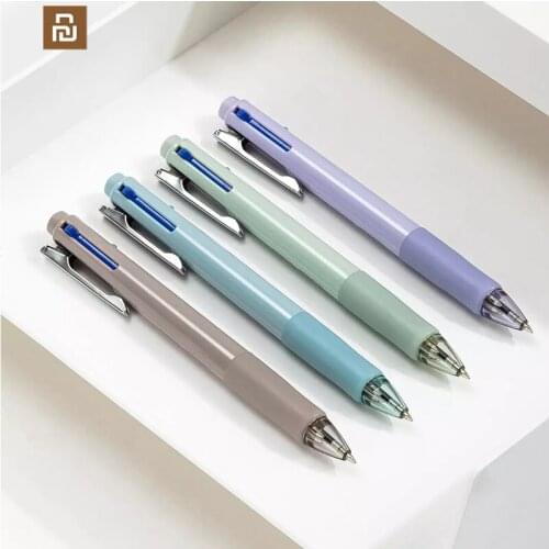 Xiaomi youpin press four-color medium oil pen 4-color classification mark student teacher 0.7mm writing pen