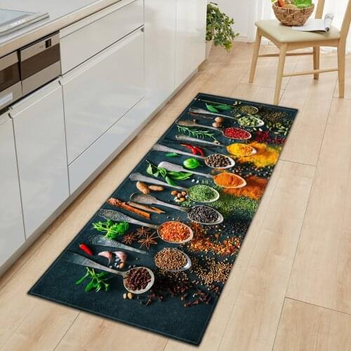 Modern Kitchen Mat for Floor Anti-Slip Hallway Balcony Area Rugs Entrance Doormat Living Room Bedside Tapis Tapete Carpet