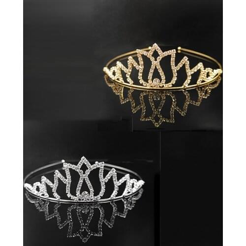 Carddoor European and American fashion bridal crown tiara rhinestone hair accessories princess series gifts jewelry