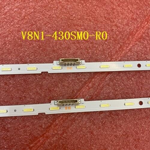 2pcs LED bar for Samsung UE43NU7095U UE43RU7170 UE43NU7020K UE43RU7105 UE43NU7100 43NU7100 UE43UN7020 V8N1-430SM0-R0 BN96-45954A