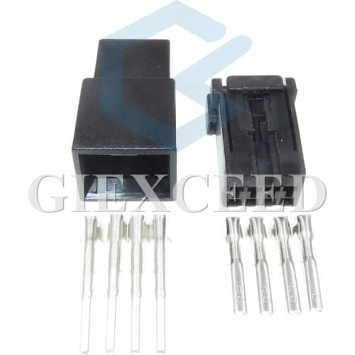 2 Sets 4 Pin Automotive Wiring Harness Sockets Female Male Car Connectors