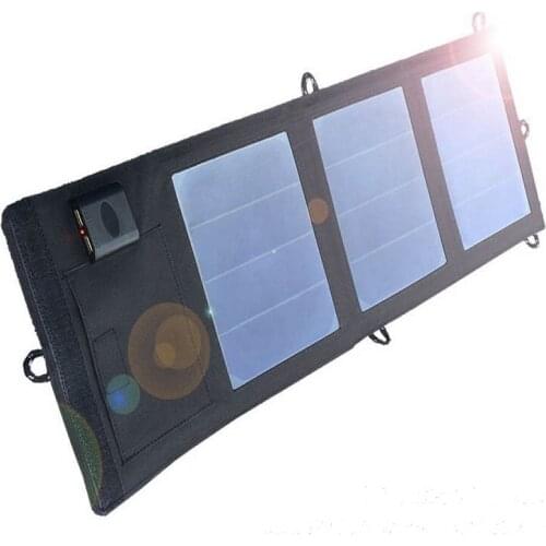 20W Solar Convenient Folding Solar Panels Outdoor Mobile Phone Special Folding Bag