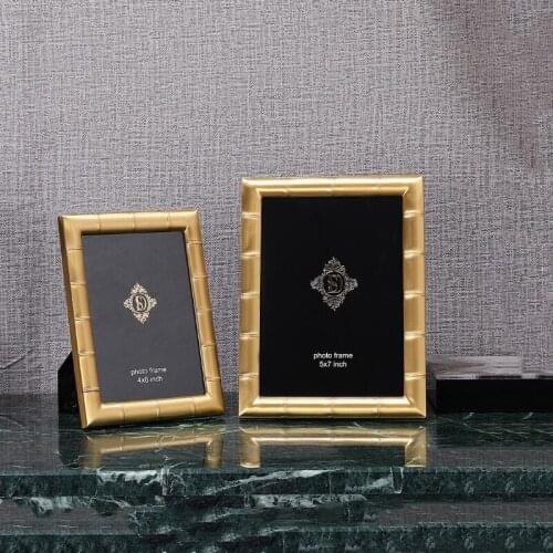 6/7 Inch Modern Simple Pure Copper Photo Frame Home Decoration Picture Frame Decoration Creative Copper Choto Frame