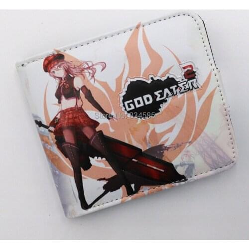 Anime Campione PU Short Button Wallet/Purse with A Solid Anime Mark