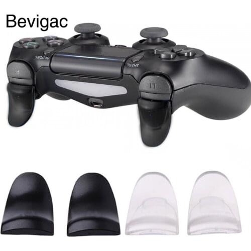 Bevigac 1 Pair L2 R2 Extended Trigger Button Set Kit Replacement for Playstation Play Station 4 PS4 Controller Game Accessories