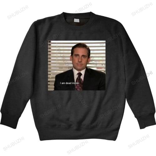 Brand hoodie homme cotton sweatshirt fashion The Office hoodies the office tv series tv show amazing dead inside mood
