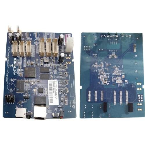 Used Good For Antminer E3 B3 T9+S9 B3 E3 Control Board 13.5T or 14T (3 board) Mining Board 2X Fan Connector Ethernet 10/100Mbps
