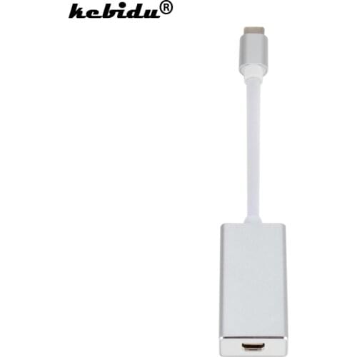 Kebidu 4K Universal USB 3.1 Type C to Mini Display Port Adapter for Apple Macbook Chromebook USB C to Mini DP Cable