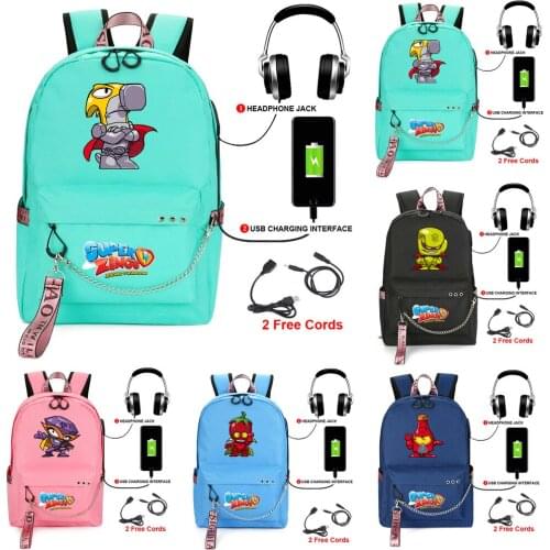 Hot Fashion Super Zings Backpack Mochila Cartoon Student Superzings School Bag Bookbag Travel Bag