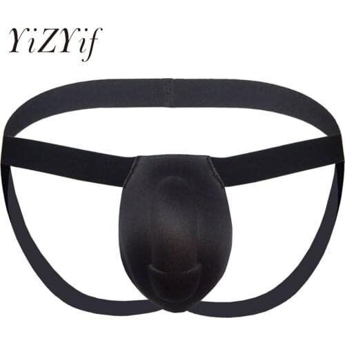 Mens G-string Thongs Briefs Panties Sponge Bulge Pouch T-back Underwear Elastic Waistband Low Waist Jockstrap Underpants