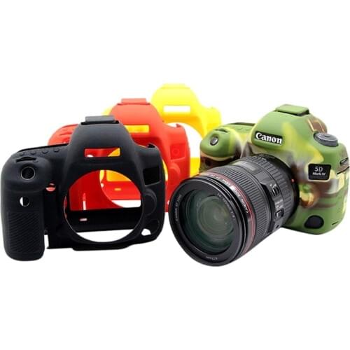 PULUZ For Canon EOS 5D Mark IV Case Soft Silicone Protective Housing Back Cover Case for canon eos 5d mark iv silica capa cover