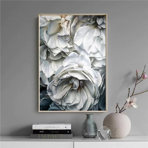 Canvas Flower Posters Pictures HD Prints Home Wall Art Nordic Style Modular Painting On Canvas For Living Room Decor no frame