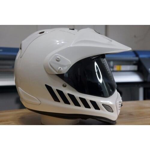 Reflective Safety Decal Kit for Arai XD4 Motorcycle Helmet