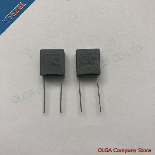 Xiamen MKP62 X2 safety film capacitor 0.22UF 275V 220NF 275VAC 224 P10