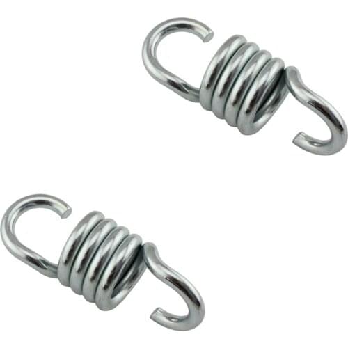2pcs/pack Hammock Spring Weight Capacity Sturdy Steel Extension Spring for Hammock Swing Chair for Garden Suspension Swing 7mm