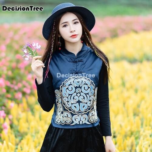 2021 national wind chinese tops women camis silk satin traditional embroidery vest women sleeveless coat oriental hanfu vest