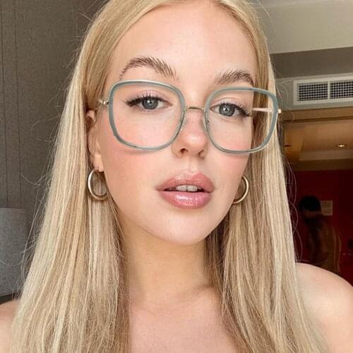 80166 TR90 Anti-blue Light Spring Leg Glasses Frame Men Women Optical Fashion Computer Eyeglasses