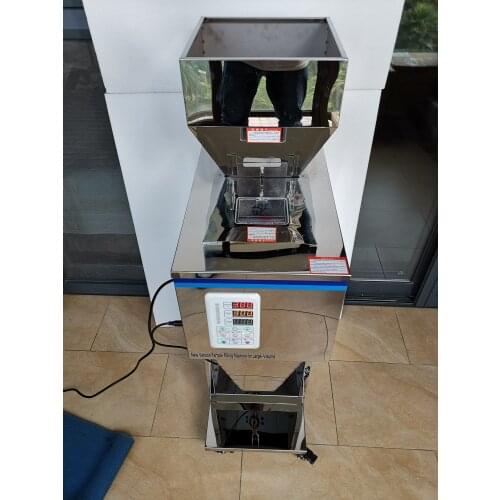 10-999g automatic Food weighing packing machine powder granular tea hardware materials filling machine Double vibrator version
